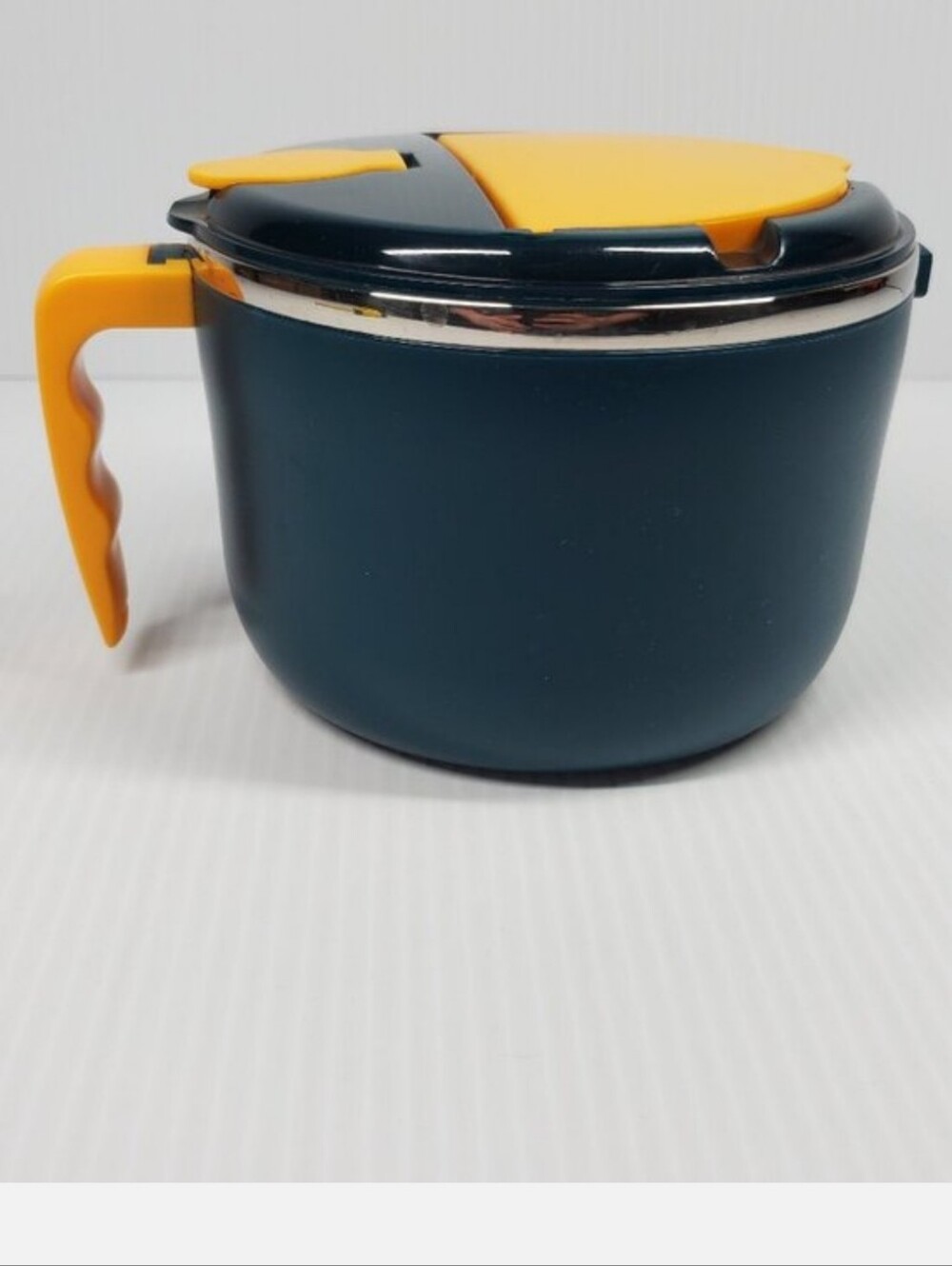 304 Stainless Steel Multi-Purpose Noodle Bowl, Double-Layer Insulated Ramen Bowl